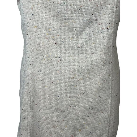 House of Harlow 1960 x Revolve Ivory Donegal Tweed Square Neck Mini Jumper Large - Picture 6 of 10